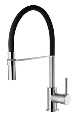 35mm Cartridge Kitchen Mixer Faucet 360 Derajat Silicon Cerat Chrome