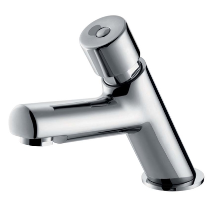 Faucet Penundaan Waktu Antikorosi Dapur Rumah Self Closing Push Taps