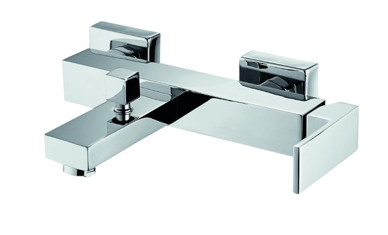 Chrome 25mm Cartridge Shower Keran Bawah Square Bath Shower Mixer