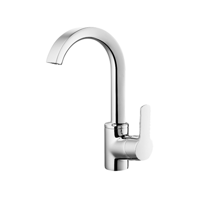 Modern 2 In 1 Sink Mixer Pegangan Seng Keran Mixer Dapur Tekanan Rendah