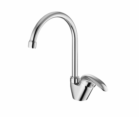 Keran Mixer Wastafel Putar Dengan Kartrid Keramik 35mm Anti Bocor Chrome