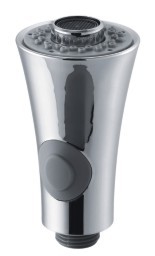 2 Mode Kitchen Shower Tap Penggantian Suku Cadang Chrome ABS Sink Faucet Spray Head