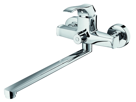 OEM Long Reach Wall Mount Faucet Bathtub Mixer Faucet Elegant