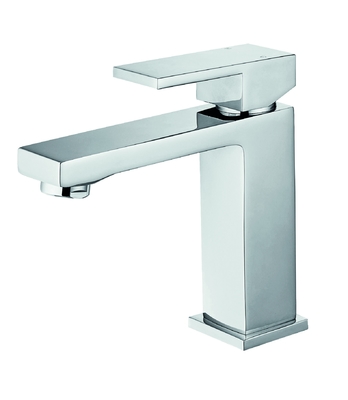 Satu Lubang Satu Pegangan Wastafel Faucet Keran kamar mandi selesai dipoles
