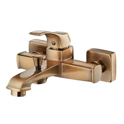 2 Keran Mixer Mandi Kuningan Antik Keran Kamar Mandi Shower Tub Faucet