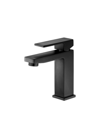 Keran Wastafel Anti Sidik Jari Countertop Matte Black Sink Tap