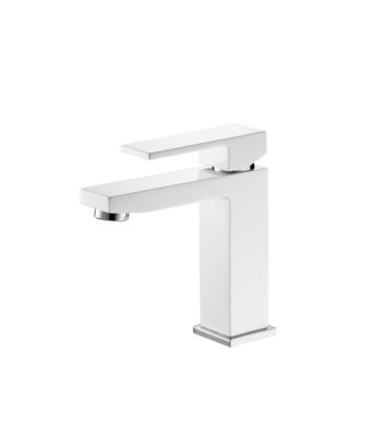 Desain Ramping Keran Wastafel Keran Mixer Kuningan Putih Dengan Kartrid 25mm