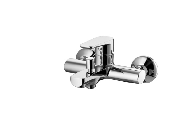 Rust Proof Brass Single Lever Shower Faucet Bath And Shower Mixer Untuk Apartemen