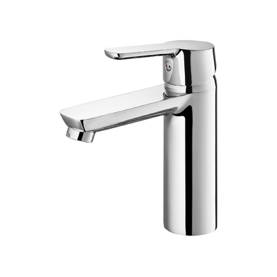 Keran Wastafel Kamar Mandi Berlapis Chrome Keran Wastafel Aerator yang Dapat Dilepas