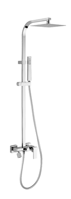 Layanan OEM Single Handle 3 In 1 Shower Column Kits Bidet Head Untuk Kamar Mandi