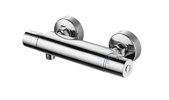 271mm Thermostatic Bath Shower Mixer Keran Wall Mounted Suhu Konstan