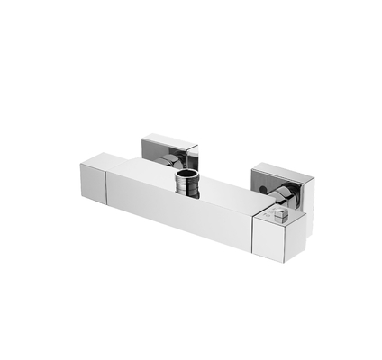 Rust Proof Hotel Square Thermostatic Faucet Shower Keran Termostatik 2 Pegangan
