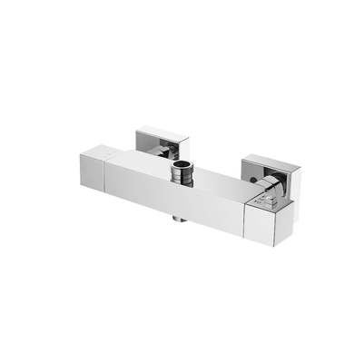 Tombol Pengaman Chrome Thermostatic Bath Faucet Antirust OEM Tersedia