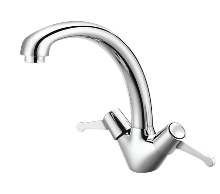 Kamar Mandi Kontemporer Tahan Lama, Dua Pegangan Faucet, Anti Karat