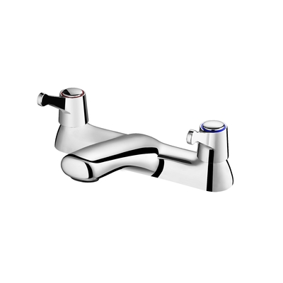 Faucet Dua Pegangan Kontemporer Panjang 228mm Faucet Kamar Mandi Centerset