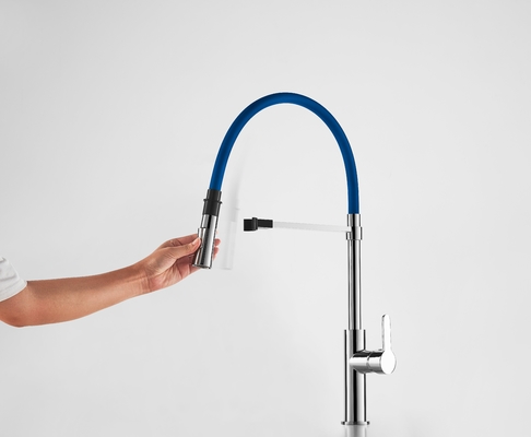 2 Mode Semprot Magnetic Docking Kitchen Faucet Selang Silikon 360 Putar Keran Dapur