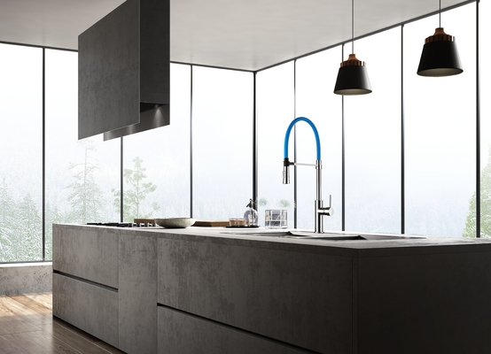 2 Mode Semprot Magnetic Docking Kitchen Faucet Selang Silikon 360 Putar Keran Dapur