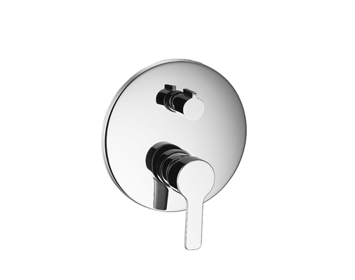 Tahan Karat Single Lever Wall Mixer Permukaan Mount Shower Faucet