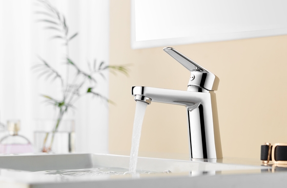 Wastafel Kamar Mandi Keran Mixer Keran Baskom Air Panas Dingin 3/8 Inci
