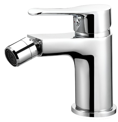 122mm tinggi Single Lever Bidet Mixer Basin Semprot Ketuk Tunggal Dengan Ball Joint High Spout