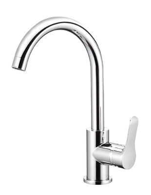 Faucet Mixer Dapur Tubuh Seng Dipoles 360 Derajat Keran Dapur Putar Cerat