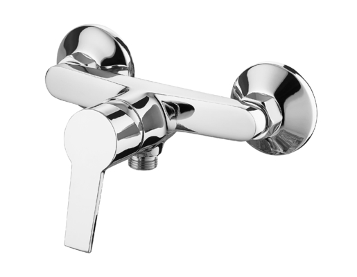 2 In One Wall Mixer Chrome Shower Keran Kontrol Manual Plumbing Valve Switch