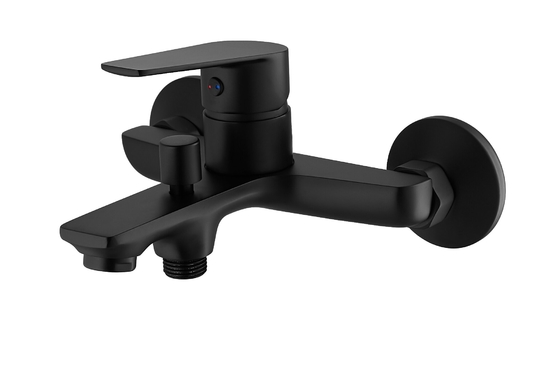 Faucet Mandi Kuningan Dipasang di Permukaan Single Lever Matt black