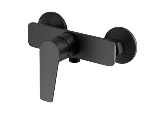 Faucet Mixer Tubuh Kuningan Berkualitas Tinggi Tuas Tunggal Chrome Matt black