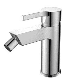 184mm Tinggi 160mm Panjang Bidet Mixer Tap Deck Mounted Basin Taps