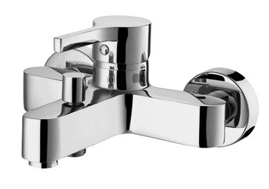 Kartrid Keramik 40mm Keran Mixer Mandi Air Dingin Panas Dua Cerat Pegangan Tunggal