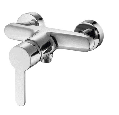 Fungsi Tunggal Keran Shower yang Dipasang di Permukaan Keran Mixer Mandi Chrome
