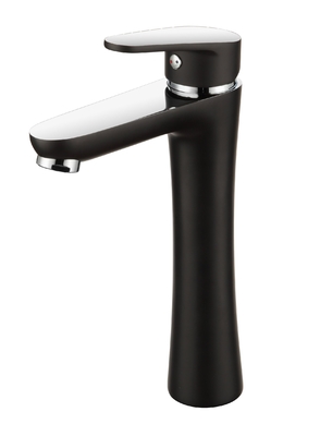 Air Panas dan Dingin Wastafel Kamar Mandi Tinggi Faucet Mixer Tuas Tunggal untuk Wastafel