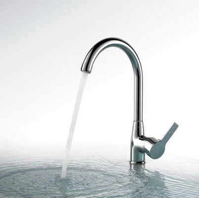 Faucet Mixer Dapur Tekanan Tinggi Putar 360°, Keran Mixer Wastafel Tuas Tunggal