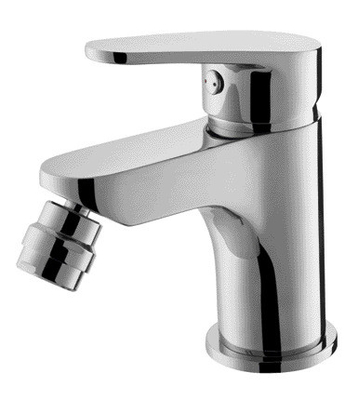 Deck Mounted Single Lever Bidet Faucet 135mm Tinggi Single Handle Basin Mixer