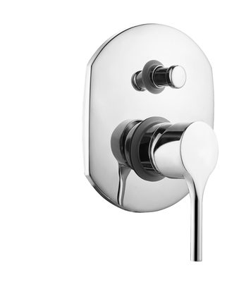 CONNE One Handle Wall Mounted Bath Shower Mixer Ketuk Tahan Korosi