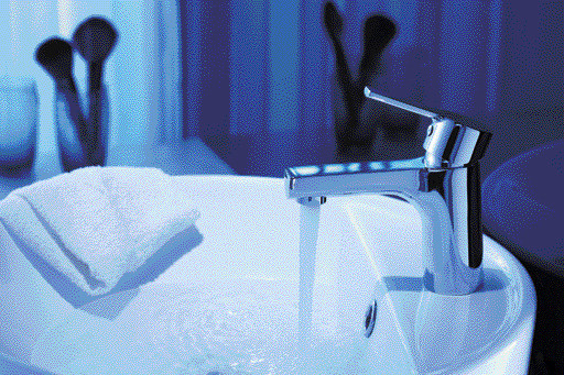 35mm Cartridge Keramik Wastafel Faucet Mixer Keran Dengan Cerat Tinggi 74 Mm