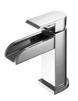 Keran Kamar Mandi Chrome Dengan Cerat Tinggi 83 Mm Dengan Fitting Kamar Mandi Pull Rod