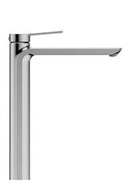 Kartrid Keramik Kuningan Kamar Mandi Basin Mixer Keran Chrome Black Spout Tinggi