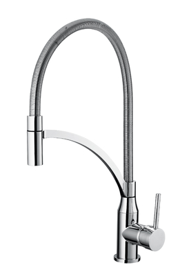 Spiral Spring 360 ° Putar Keran Mixer Dapur Kartrid 35mm Tahan Gores