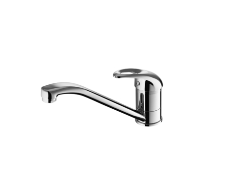 Brass Body Pivoting Spout Keran Dapur 360 Derajat Berlapis Chrome tidak berkarat
