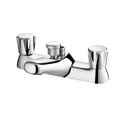 Keran Mandi Dengan Mandi Mandi Penuh Mandi Mixer Keran Double Lever Chrome Kuningan Padat Dengan Mandi Tangan