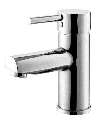 Basin mixer keran untuk mandi atau kamar mandi dingin hanya keran tekanan rendah 3/8 inci selang Chrome