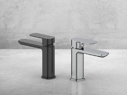 Tap Mixer Kamar Mandi Untuk Baskom, Single Lever Mixer Tap Baskom Tap Chrome Menghemat Ruang