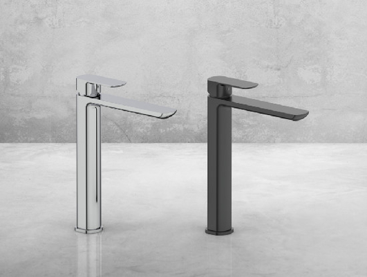 Air Terjun Kuningan Modern Air Terjun Tinggi Basin Tap Panas Dan Dingin Disesuaikan Untuk Kamar Mandi
