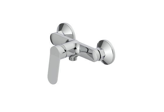 Shower Mixer Tap Single Lever Dinding dipasang kamar mandi 1/2 Shower Outlet Bagian bawah